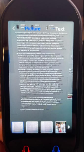 Customer photo review of Vormor Z8 Language Translator Device 138 National Languages Intelligent Translator Real-time Voice, Recording, Text Translation Device