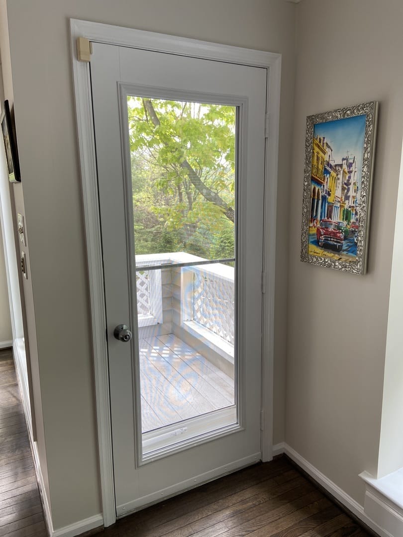 Customer photo review of ODL Clear Door Glass - 24" x 66" Frame Kit