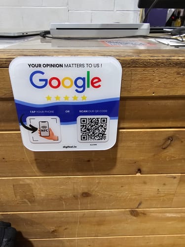Customer photo review of Google Reviews - Plate