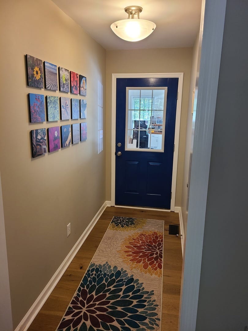Customer photo review of ODL Clear Low-E Door Glass - 9 Light - 5/8 Internal Grille - 24" x 38" Frame Kit
