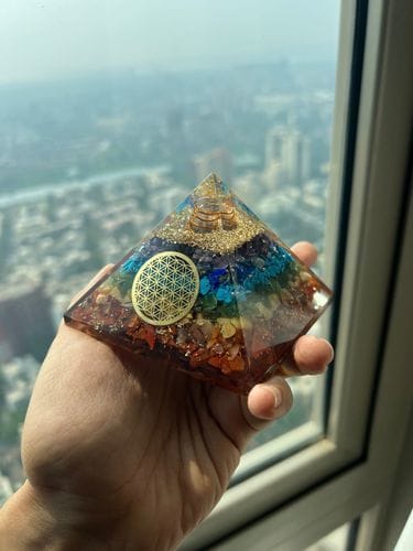 Customer photo review of Seven Chakra Pyramid