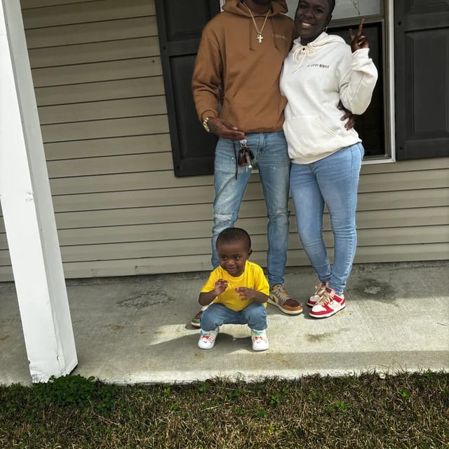 Customer photo review of Custom Embroidered Roman Numeral Sweatshirt