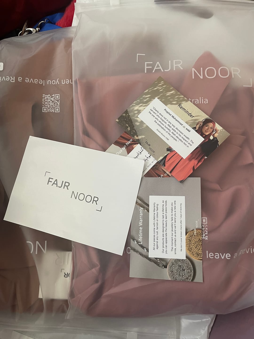 Customer photo review of Essential Abaya - Pink
