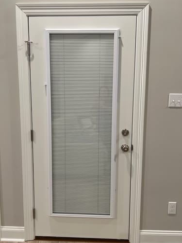 Customer photo review of ODL Add On Blinds for Raised Frame Doors - 24" x 66"