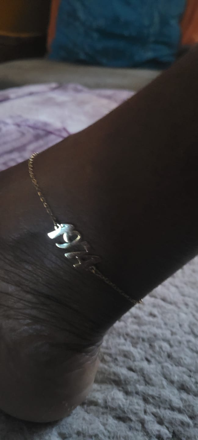Customer photo review of Year Anklet