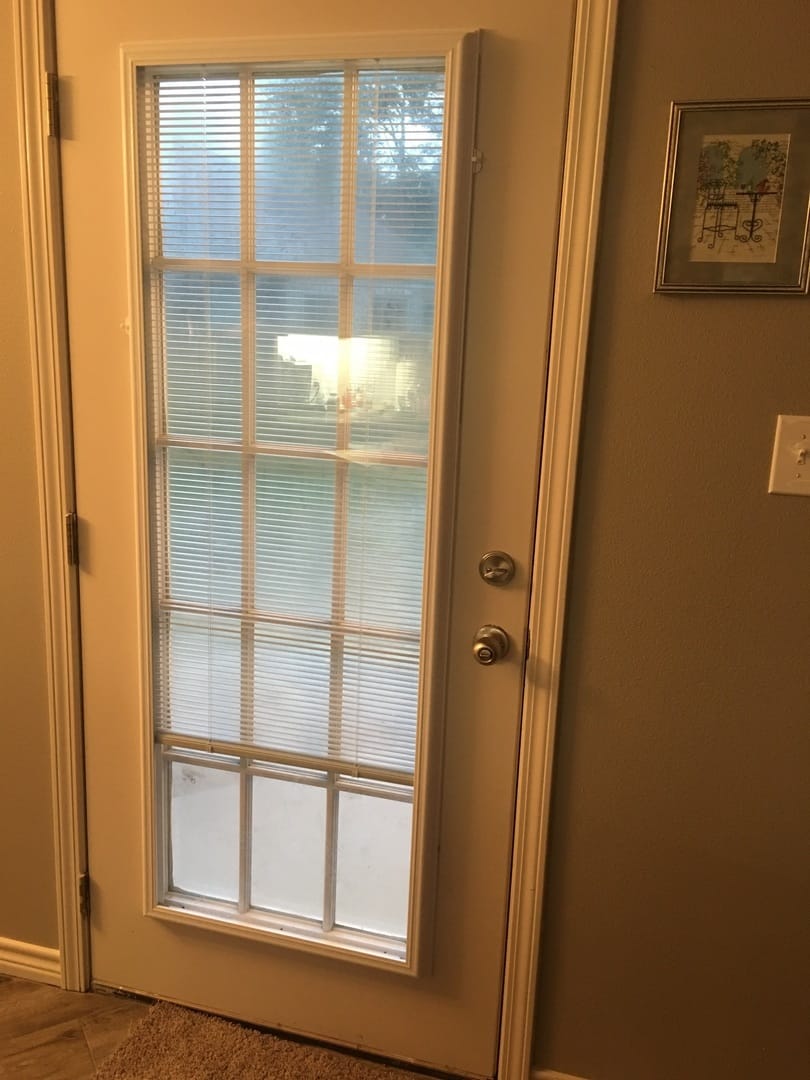 Customer photo review of ODL Add On Blinds for Raised Frame Doors - 24" x 66"