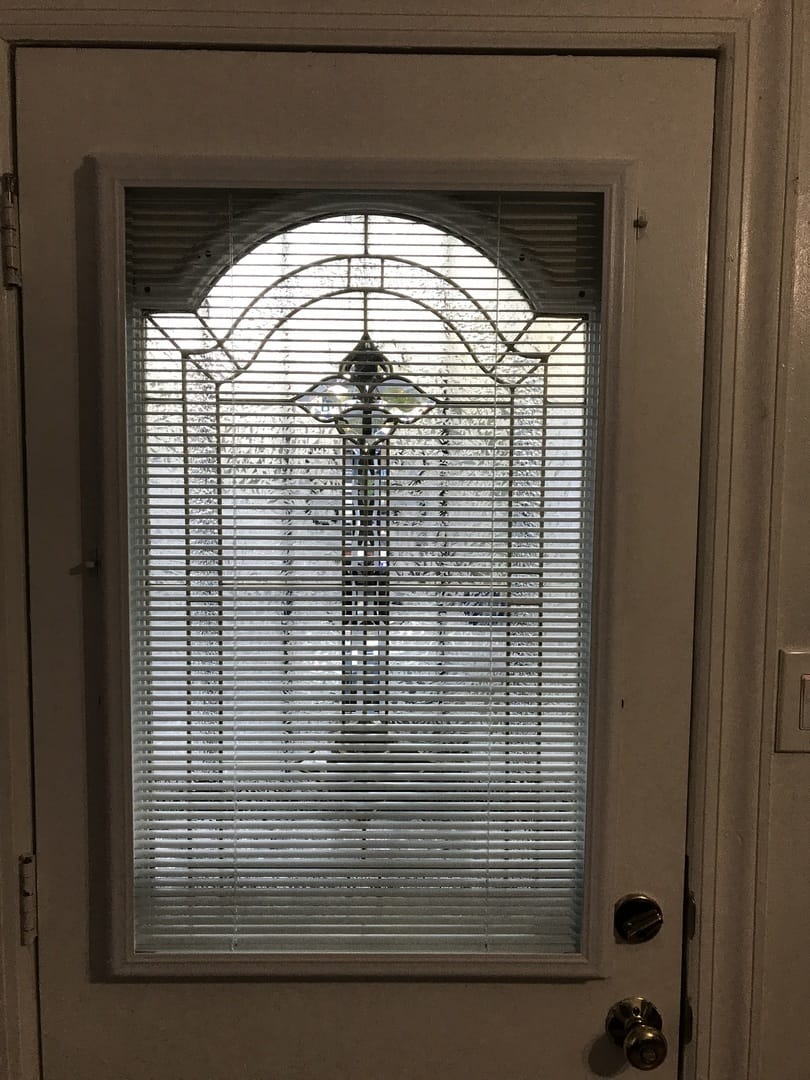 Customer photo review of ODL Add On Blinds for Raised Frame Doors - 24" x 38"