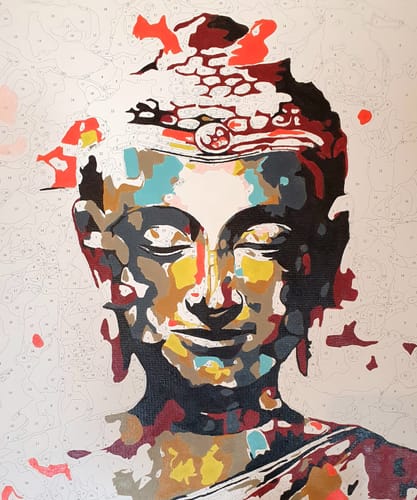 Customer photo review of צביעה לפי מספרים - w4843