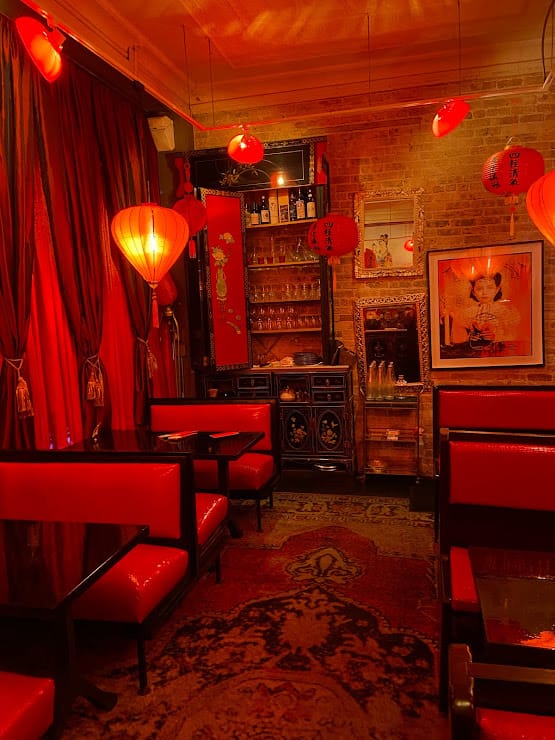 Customer photo review of Large Red / Orange Vietnamese Silk Lantern, Garlic Umbrella Shaped