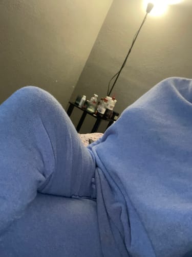 Customer photo review of NEW | Lounge Pants | Cornflower Blue