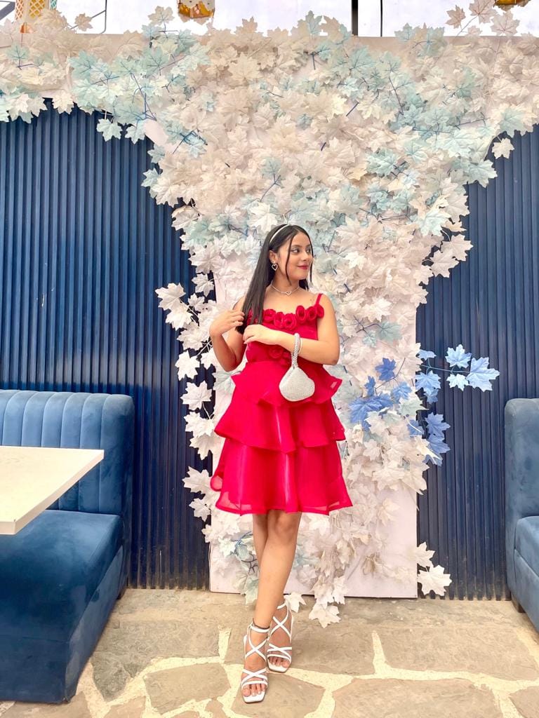 Customer photo review of Scarlet Showstopper Dress