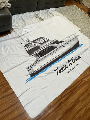 Customer photo review of Custom Fleece Blanket