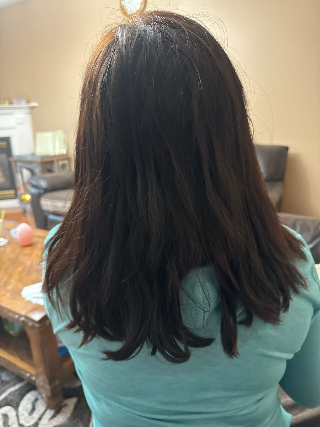 Customer photo review of QOD Argan Pro Shampoo Conditioner Reconstruction Sealing Kit 2x300ml - QOD