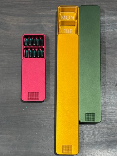 Customer photo review of Mission Pill Cases (2-Pack)