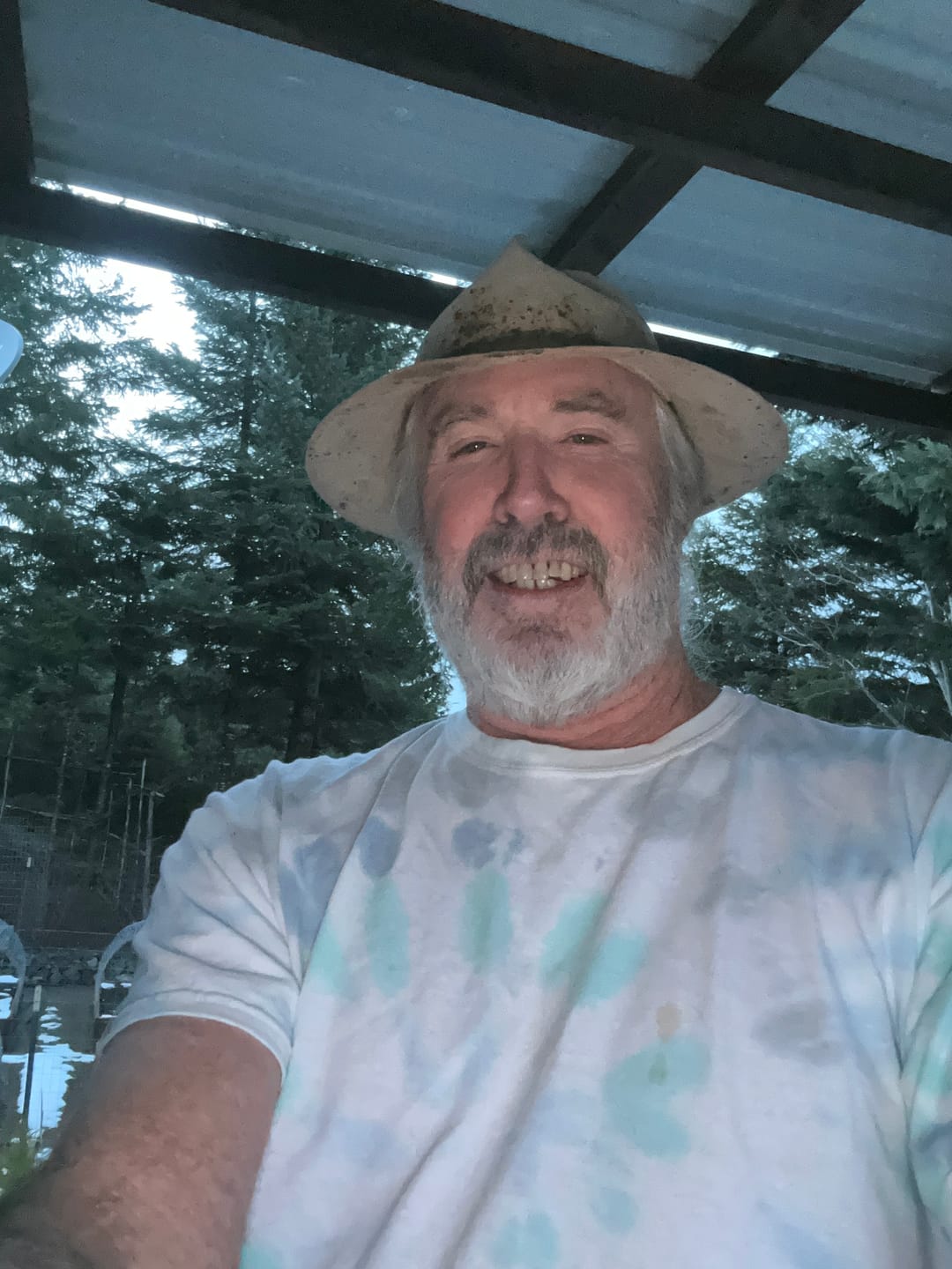 Customer photo review of Chill Vibes Spiral Tie Dye T Shirt