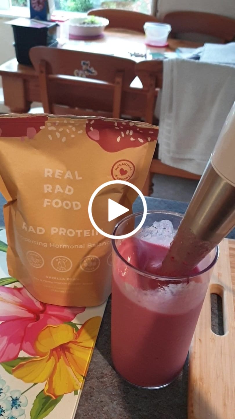 Customer video review of Rad Protein Vanilla bean