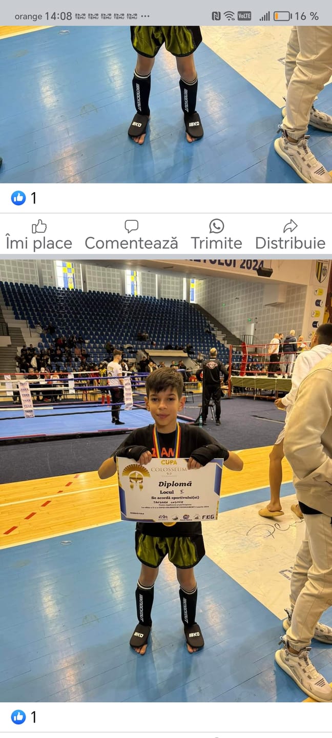 Customer photo review of Tibiere Kickbox Knockout Ciorap Copii Mici