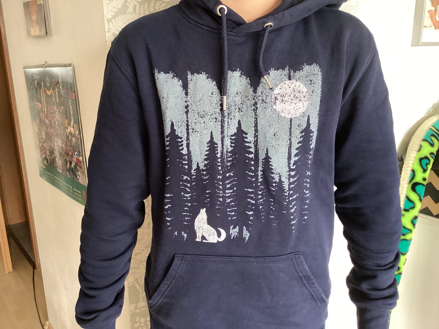 Customer photo review of Nature Skull  - Bio Unisex Hoodie (BASIC)