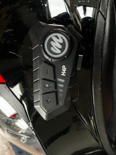 Customer photo review of Motarcom - L'intercom moto haut de gamme et abordable
