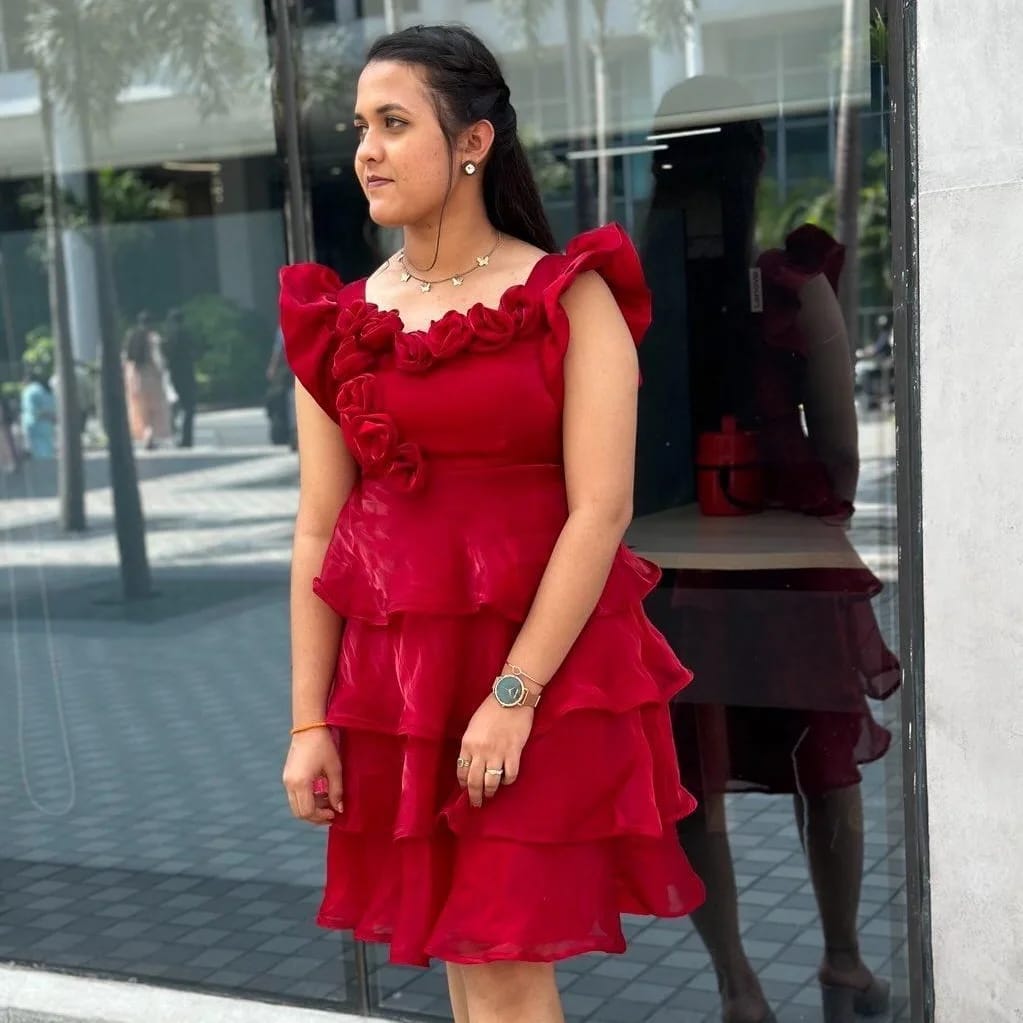 Customer photo review of Scarlet Showstopper Dress