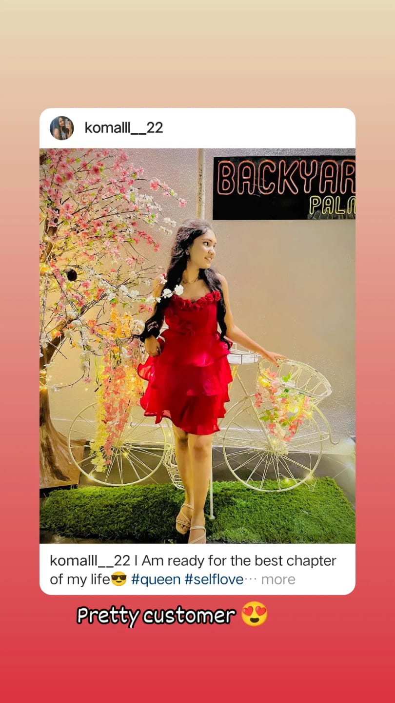 Customer photo review of Scarlet Showstopper Dress