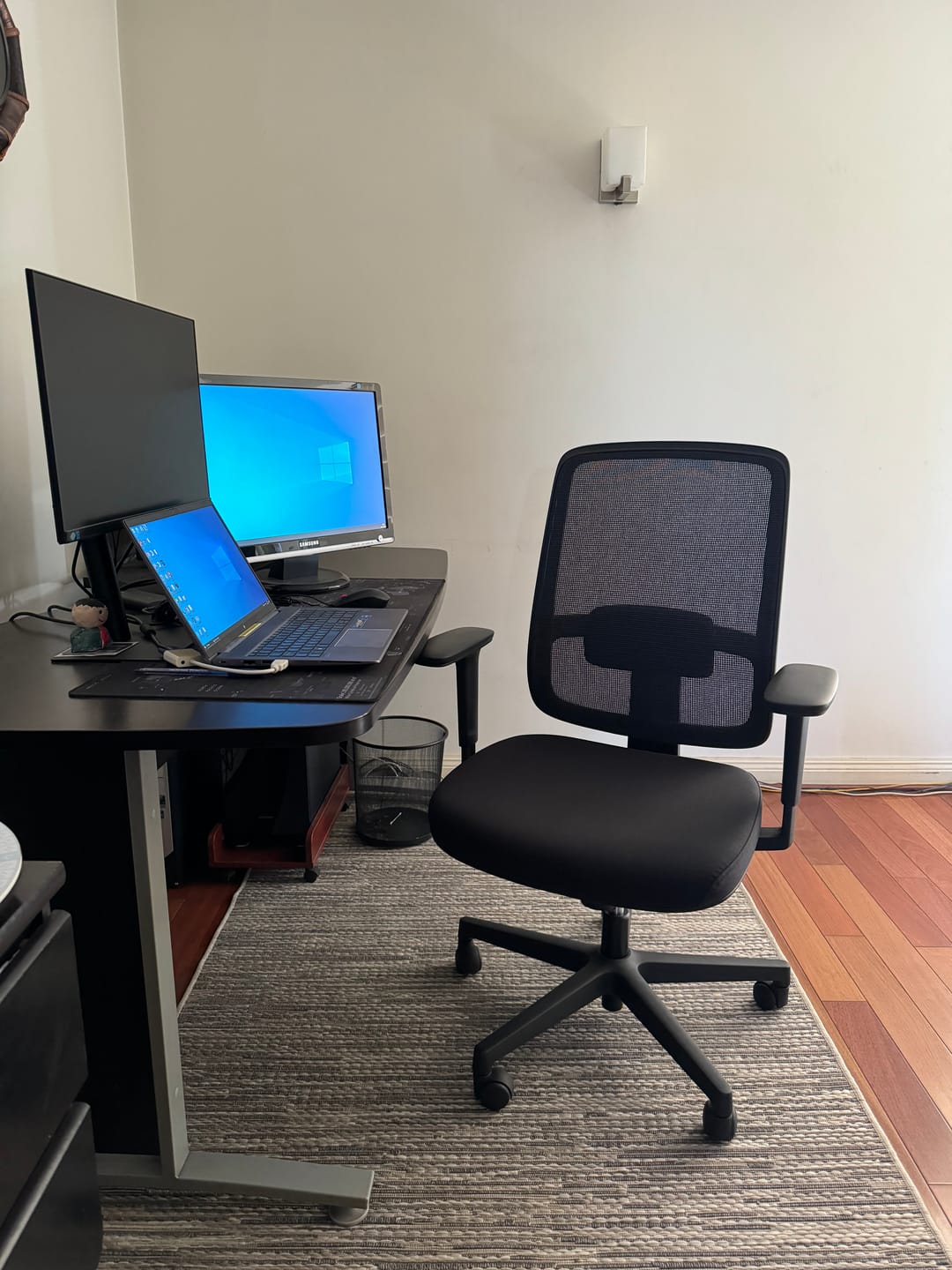 Customer photo review of Silla Oficina Ejecutiva Lotto Negro