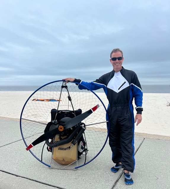 Customer photo review of Paragliding Premium quality suit ND-01