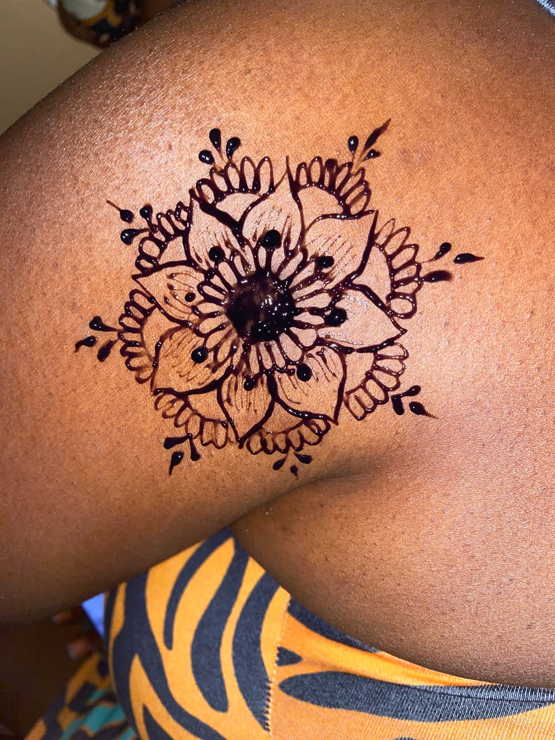 Customer photo review of 1 oz. Bottle of Fresh Jagua tattoo Gel