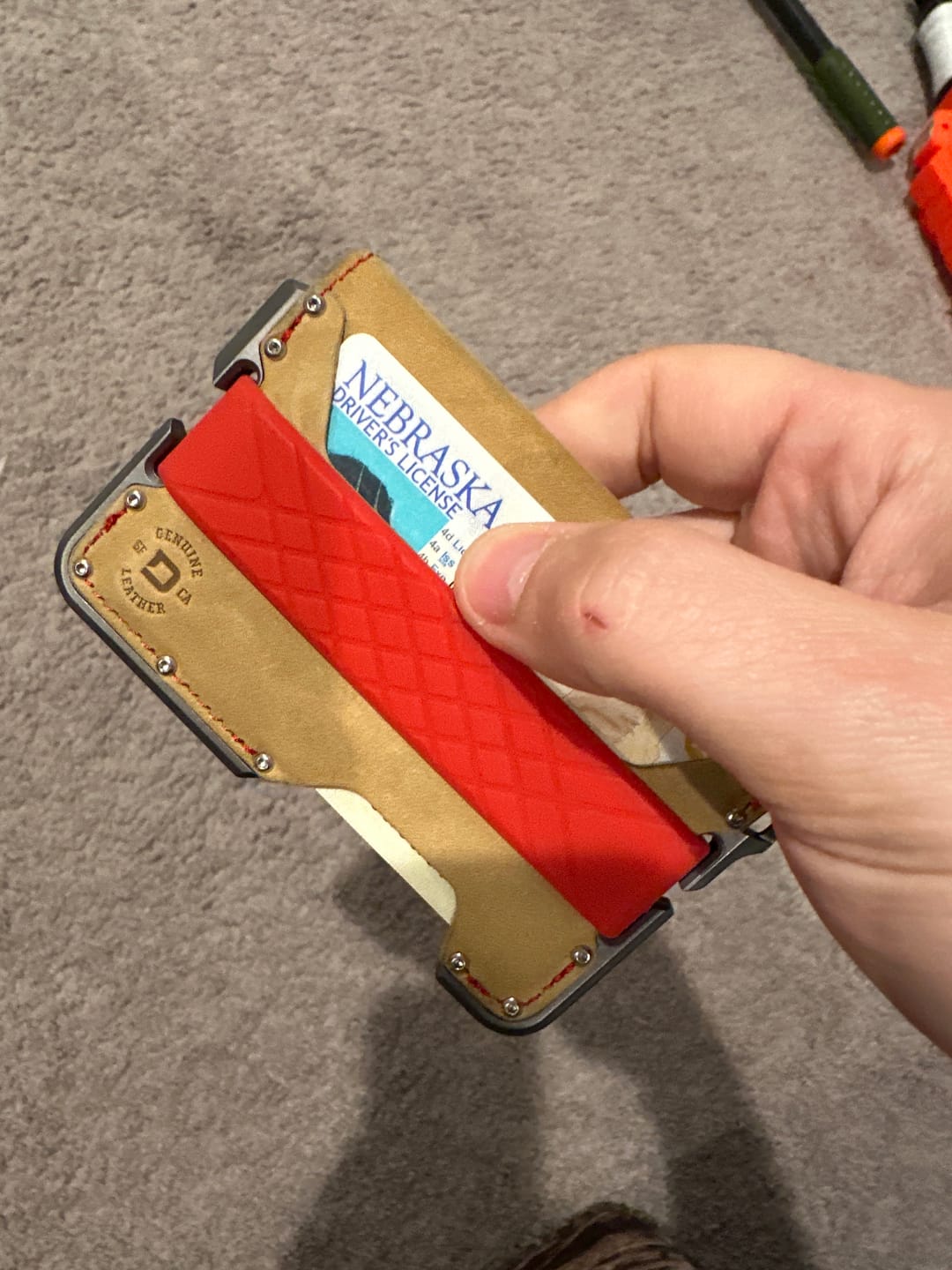 Customer photo review of D01 DAPPER™ BIFOLD WALLET