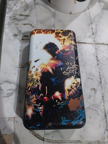 Customer photo review of OLC Justice League 20,000 mAh Powerbank