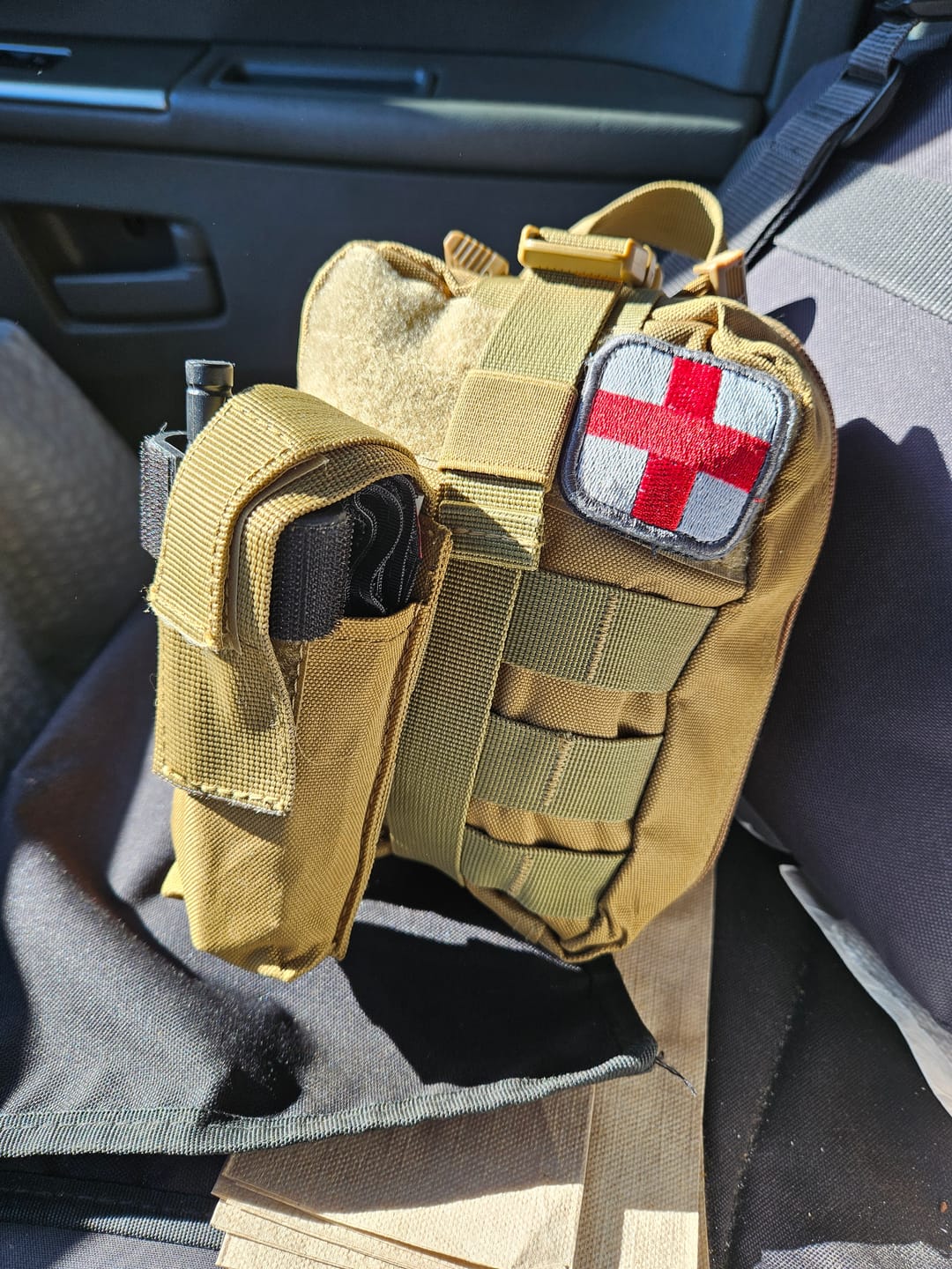 Customer photo review of Small First Aid Kit Refill - Supplies Only | Medical Gear Outfitters Supplies for Small Medical Kit