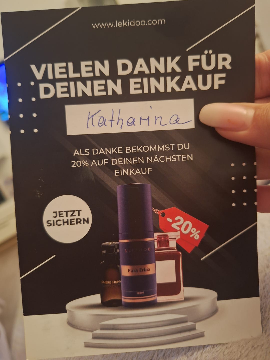 Customer photo review of Victorious  Autoparfüm