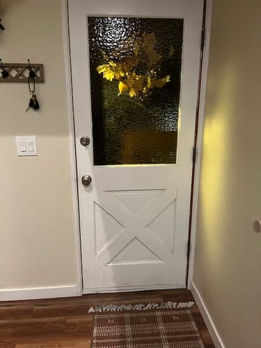 Customer photo review of Clear 4 Lite Glass and Frame Kit (Half Lite)