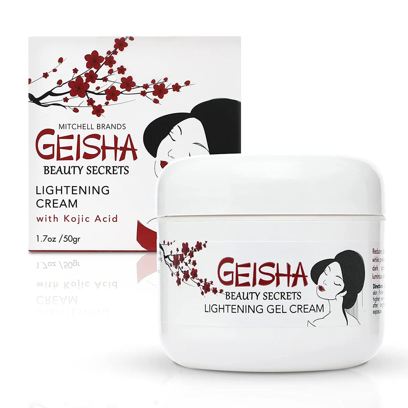 Customer photo review of Geisha Active Brightening Cream with Kojic Acid - 50ml / 1.7 fl oz
