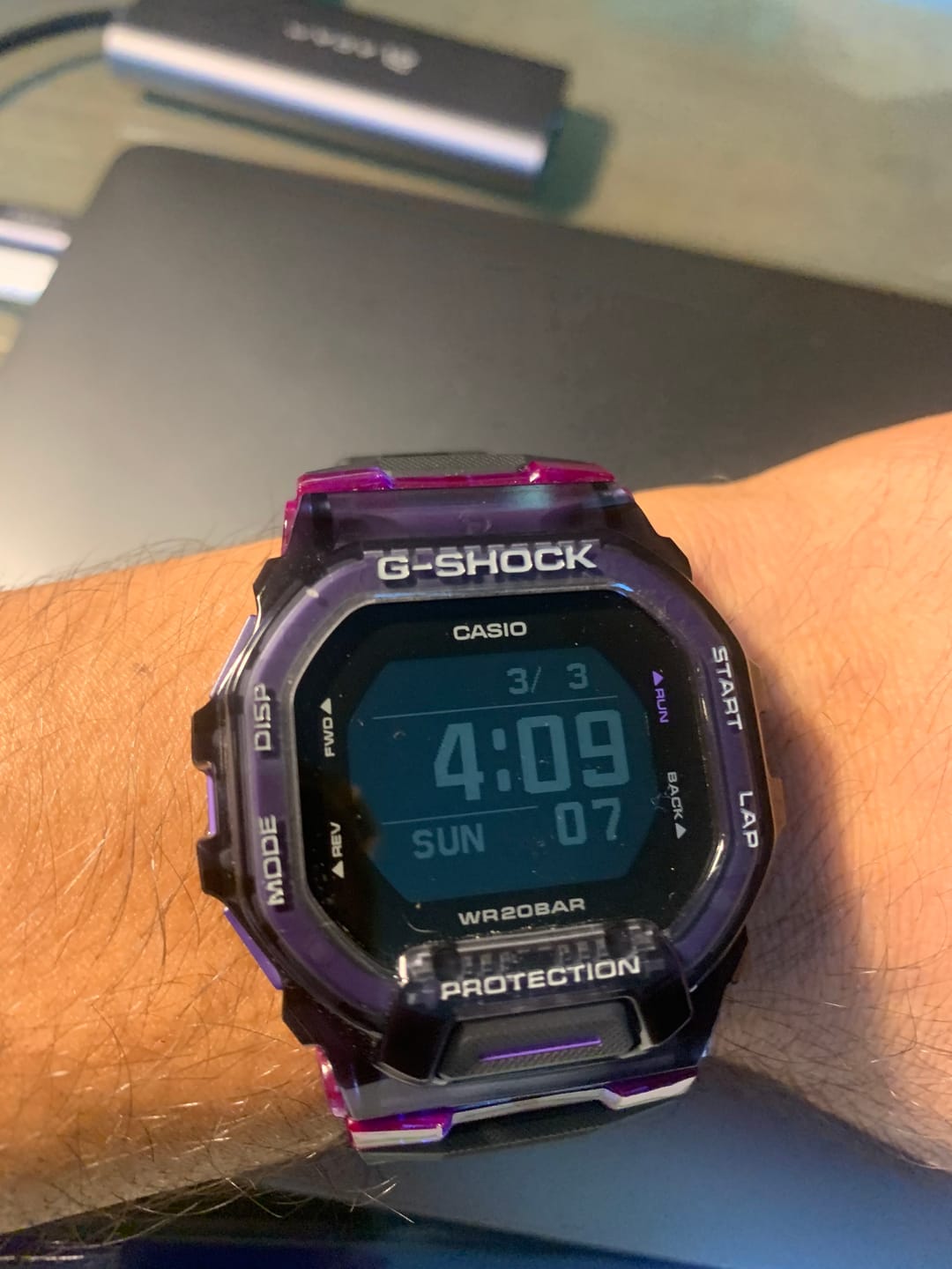 Customer photo review of Reloj Casio G-Shock G-SQUAD GBD-200SM-1A6DR Bluetooth