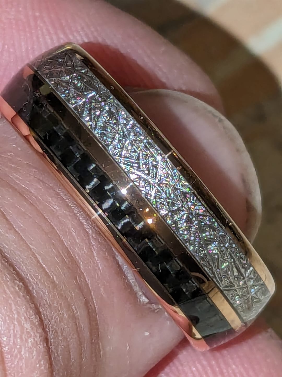 Customer photo review of The Rosie Black Wonder Ring Set