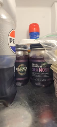 Customer photo review of Elderberry and Soursop Sea Moss Gel Trio