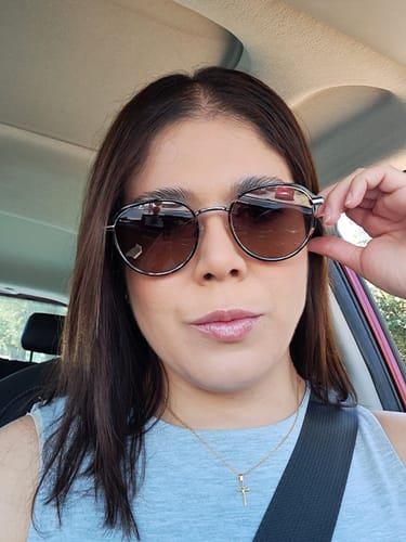 Customer photo review of Cadena 'Simple Cross'