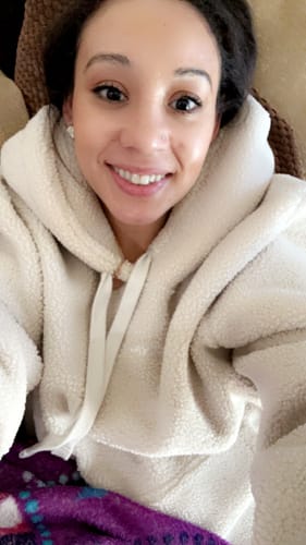 Customer photo review of Unisex Sherpa Hoodie