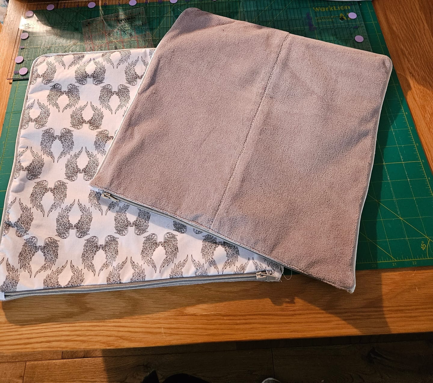 Customer photo review of Angel Wings Polycotton Fabric
