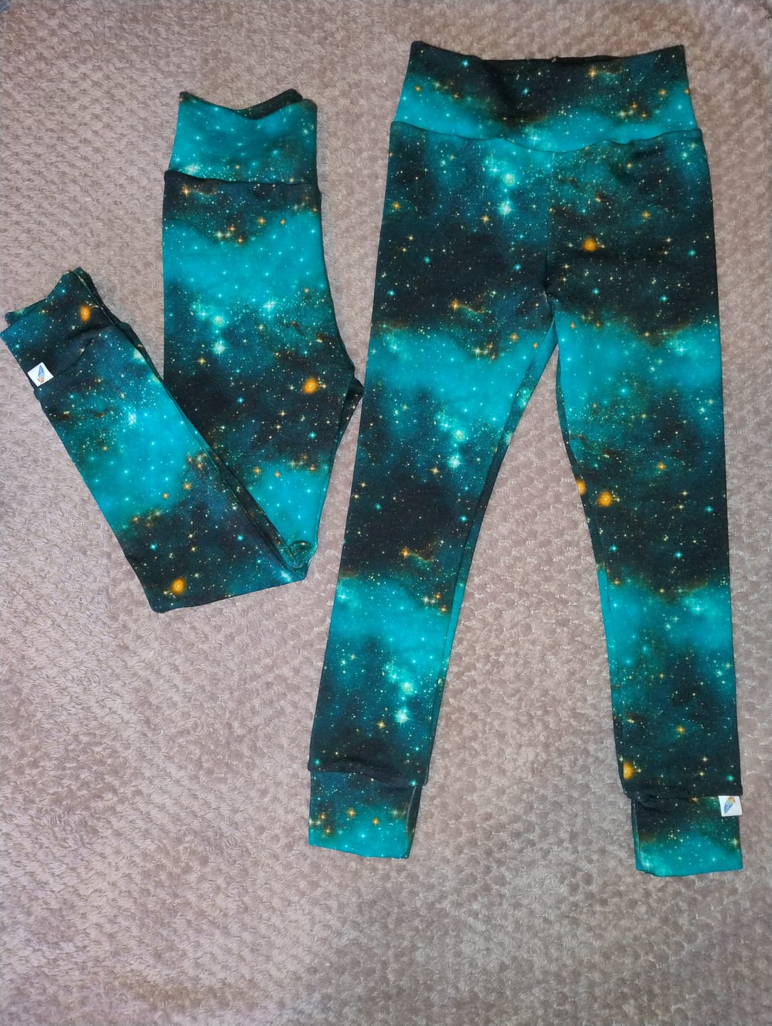Customer photo review of Green Space Constellation French Terry Fabric