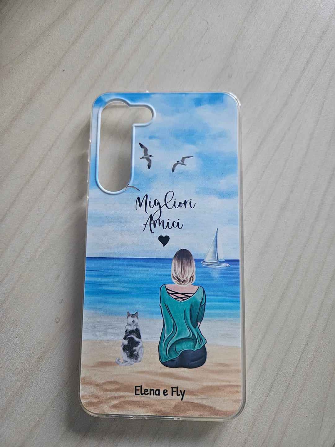 Customer photo review of Insieme al mio animale domestico – Custodia per il telefono personalizzata