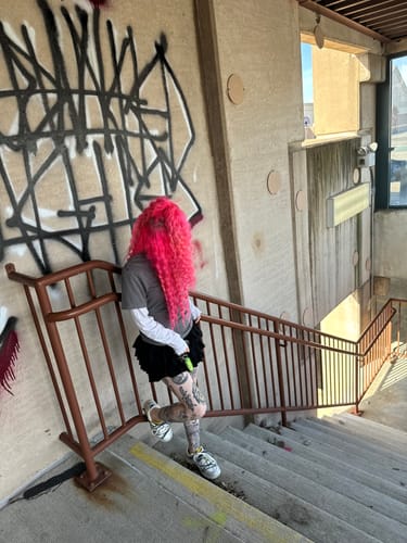 Customer photo review of Azalea Girly Basic Ruffled Mini Skirt