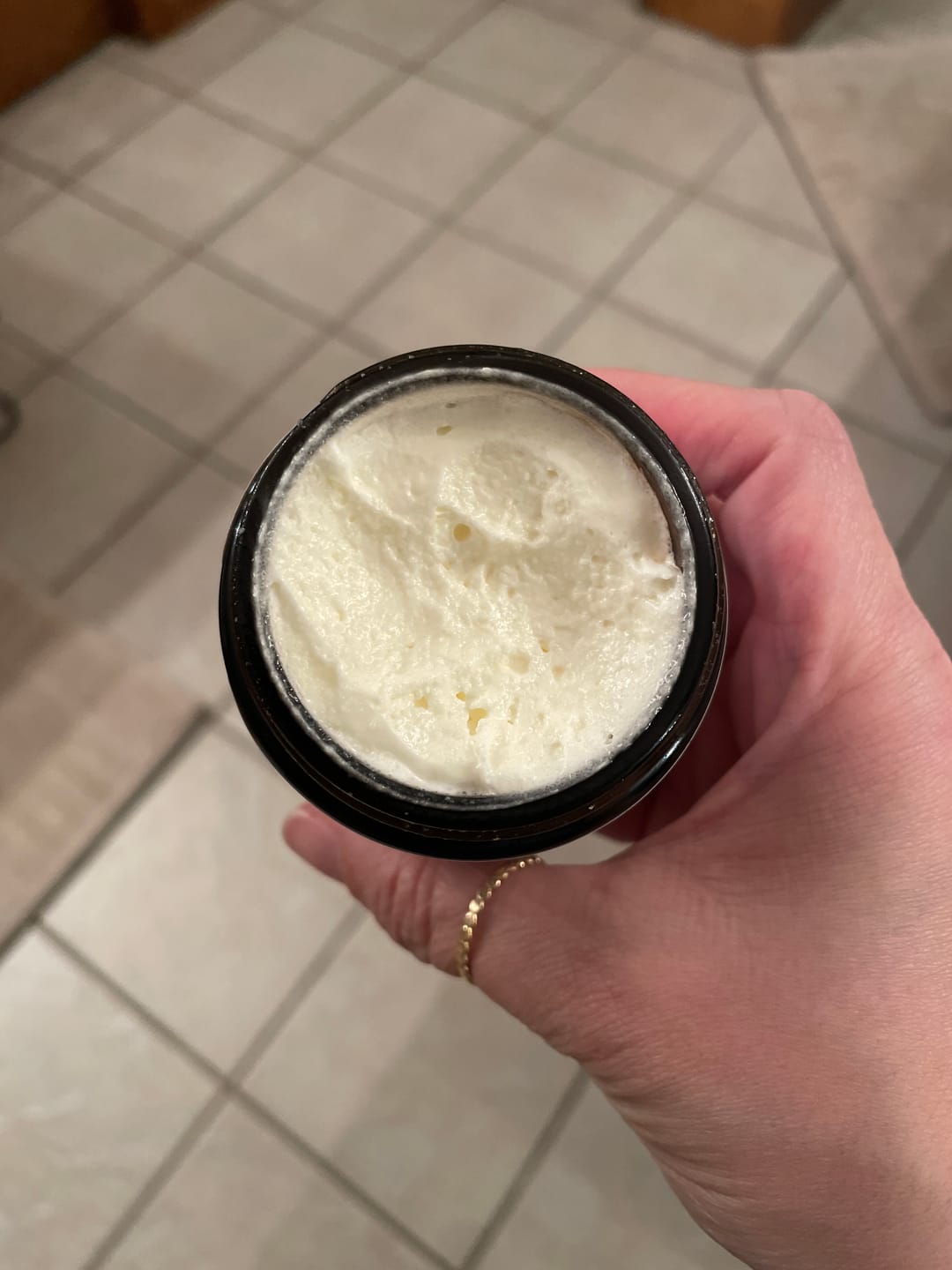 Customer photo review of Traditional Whipped Tallow Balm - 4oz Glass Jar