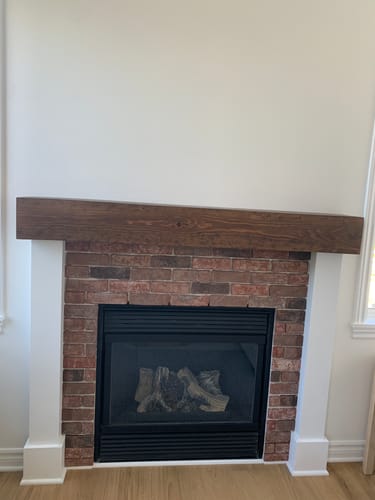 Customer photo review of Contemporary Mantels