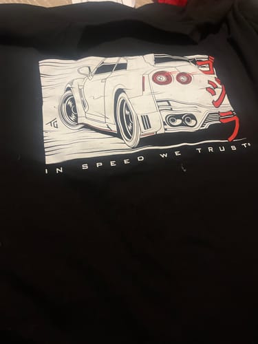 Customer photo review of MYSTERY TEE