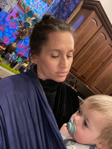 Customer photo review of Mama's Bonding Comforter