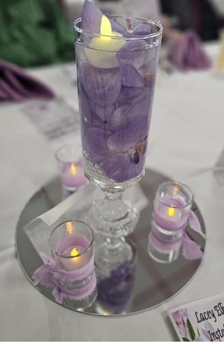 Customer photo review of Bulk 10Pcs 9 Heads Phalaenopsis Orchid Flower Silk Artificial for Wedding Table Floral Ornaments Wholesale