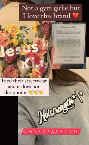 Customer photo review of Jesus Is King Tee