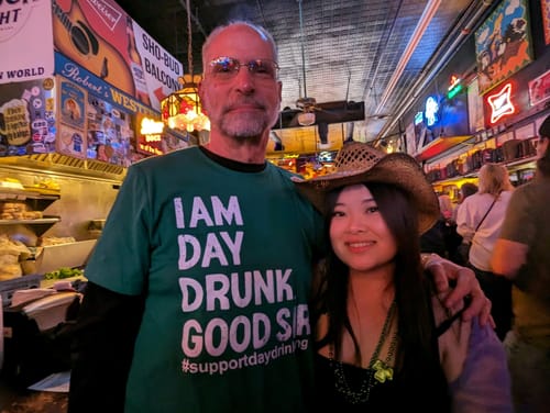 Customer photo review of PREMIUM BELLA CANVAS I AM DAY DRUNK OG T-shirt